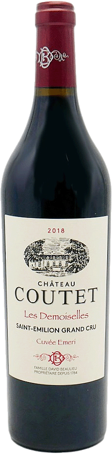 Les Demoiselles Cuvée Emeri 2018 Château Coutet Saint Emilion