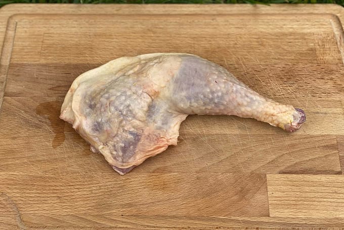 Cuisse de Poulet Fermier - Maison Delcros - 300G 1 cuisse de poulet fermier