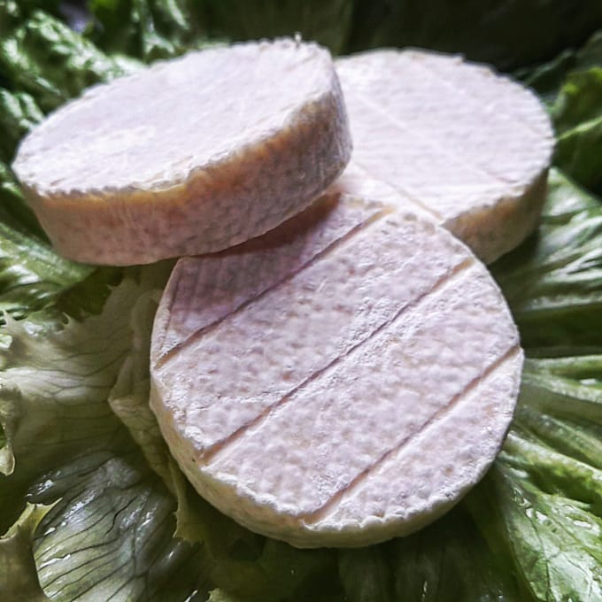 Le Combelou chèvre fermier lait cru "le crémeux" 2 X 35G 1 fromage de chèvre