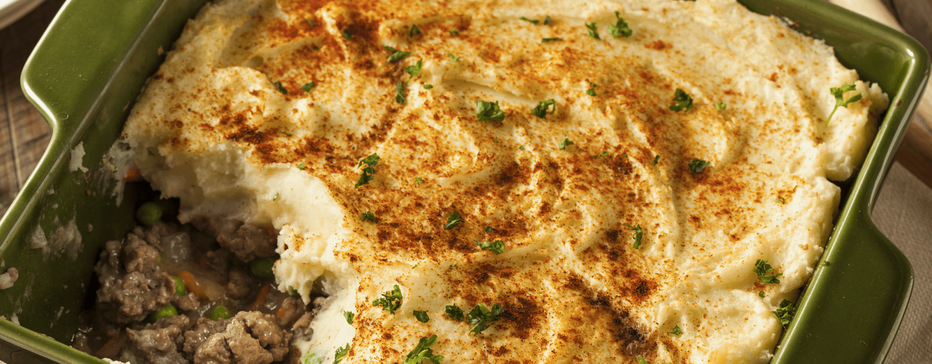recette de boeuf et porc fermier. hachis parmentier cantalou