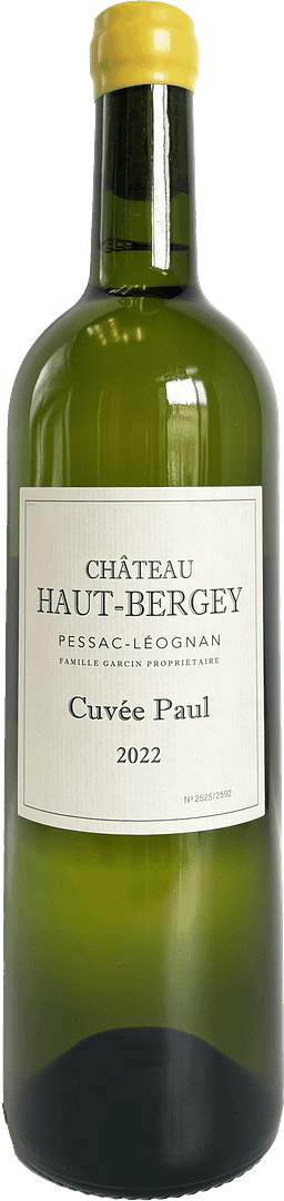 Cuvée Paul Blanc 2022 Château Haut-Bergey Pessac-Léognan