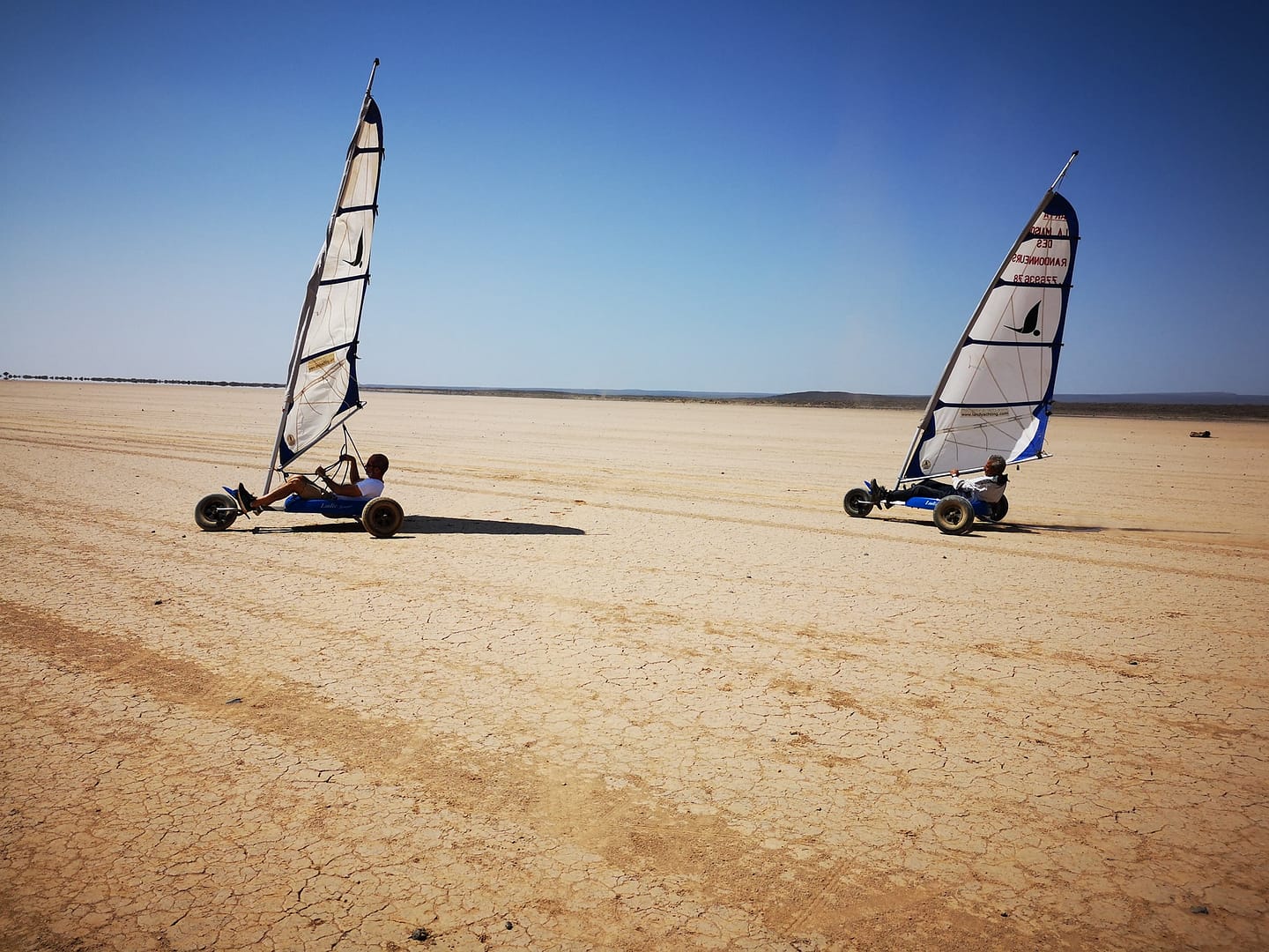 Sand Yachting at Grand Bara
