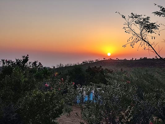 Lever de soleil campement du Day