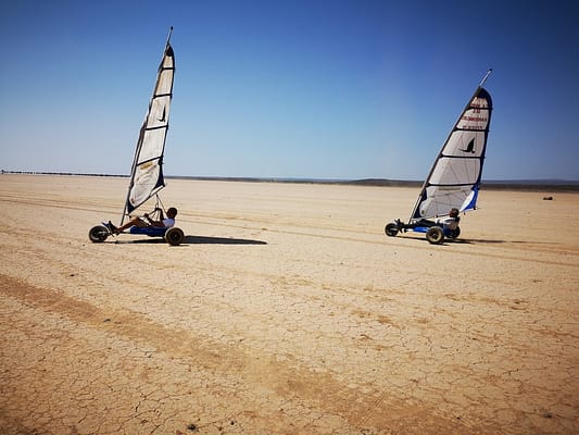 Sand Yachting at Grand Bara