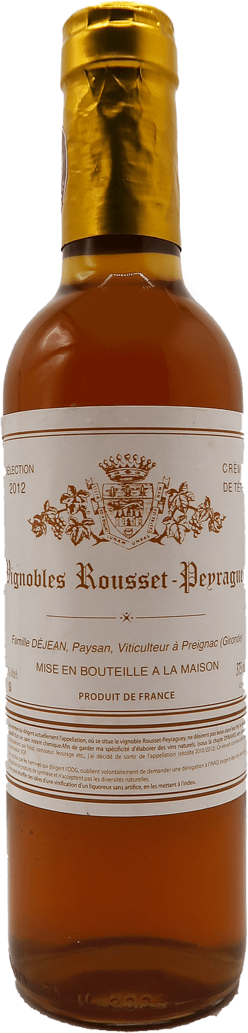 Crème de Tête 2012 - Vignobles Rousset Peyraguey - 37,5cl